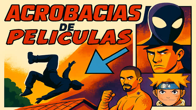 Intento los saltos mortales de 8 peliculas y series