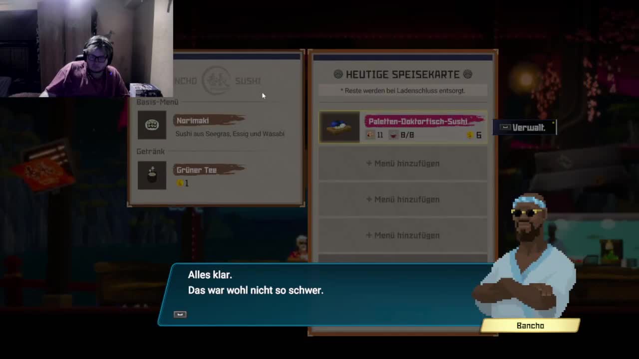 dave the diver 2:how to do the sushi resturant and a giant tenticle