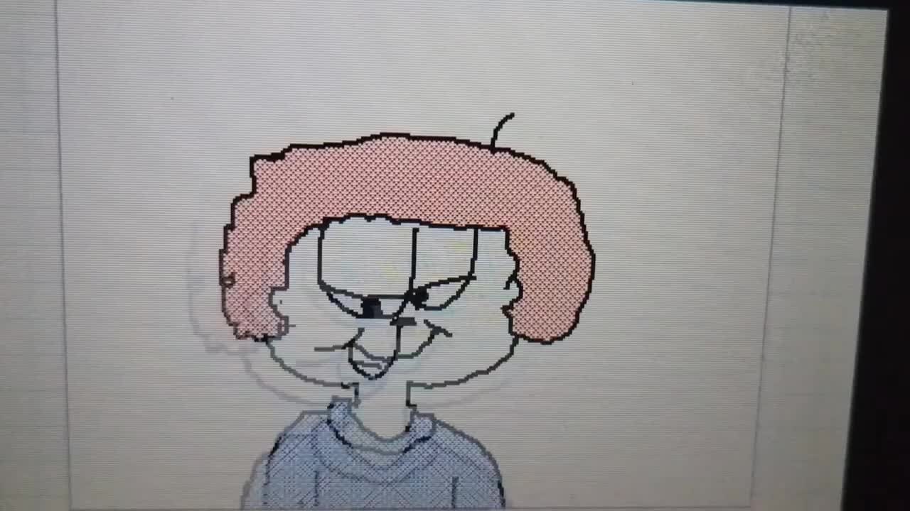 Flipnote - Jon Arbuckle pretends to be Angry at Nermal