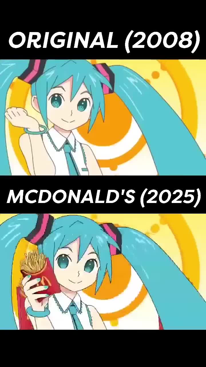 Potato Po Pi Po Hatsune Miku Original vs McDonalds Potato Po Pi Po Hatsune Miku Original vs McDonalds