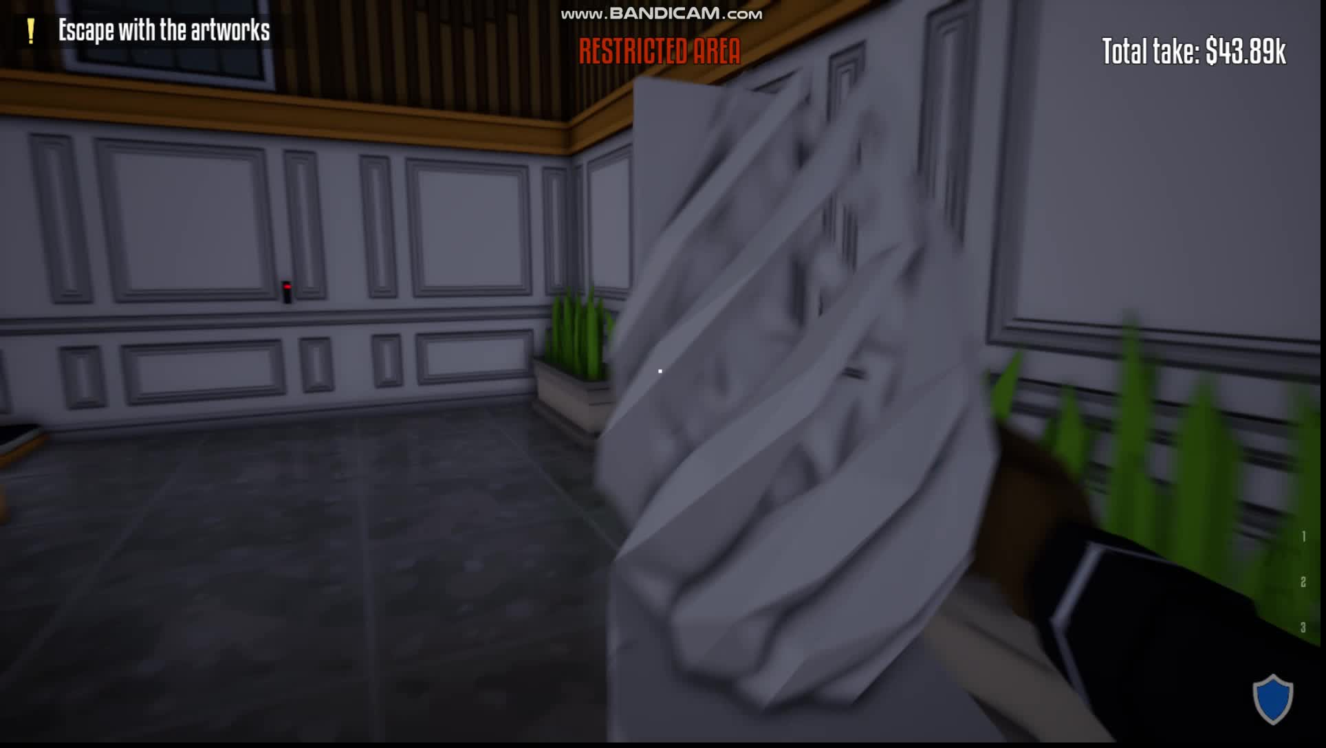 One-armed robber: mansion