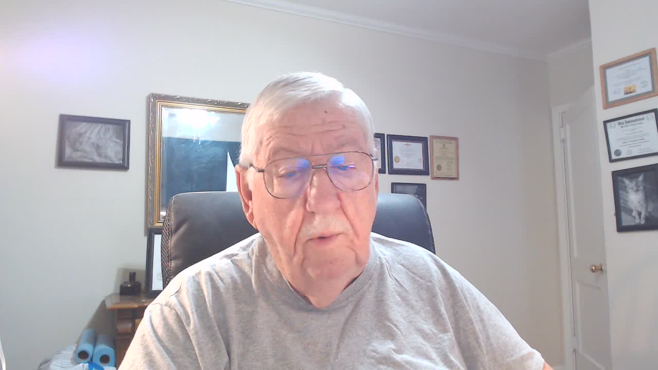 Counting your blessings, big and small.