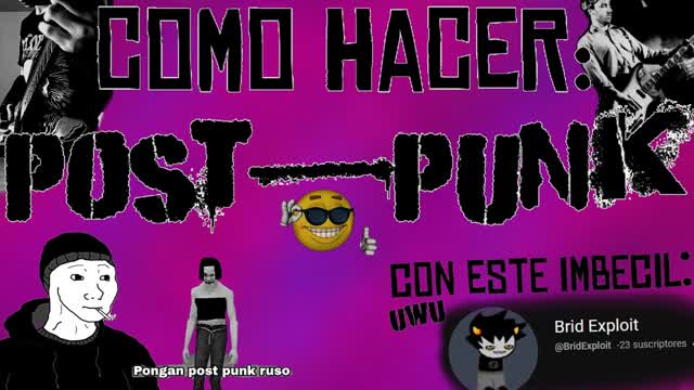 Como hacer Post-Punk desde cero (en bandlab)