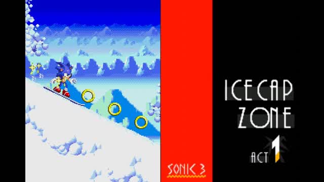 Sonic - Ice Cap Zone - 8 Bit (fr/en)