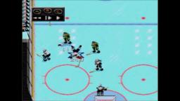 NHLPA '93 - Bloody Injury - Sega Genesis Gameplay