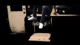 Skateboard on a dead kitchen Skateboard on a dead kitchen