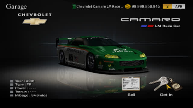 Gran Autismo 4 - Chevrolet Camaro LM
