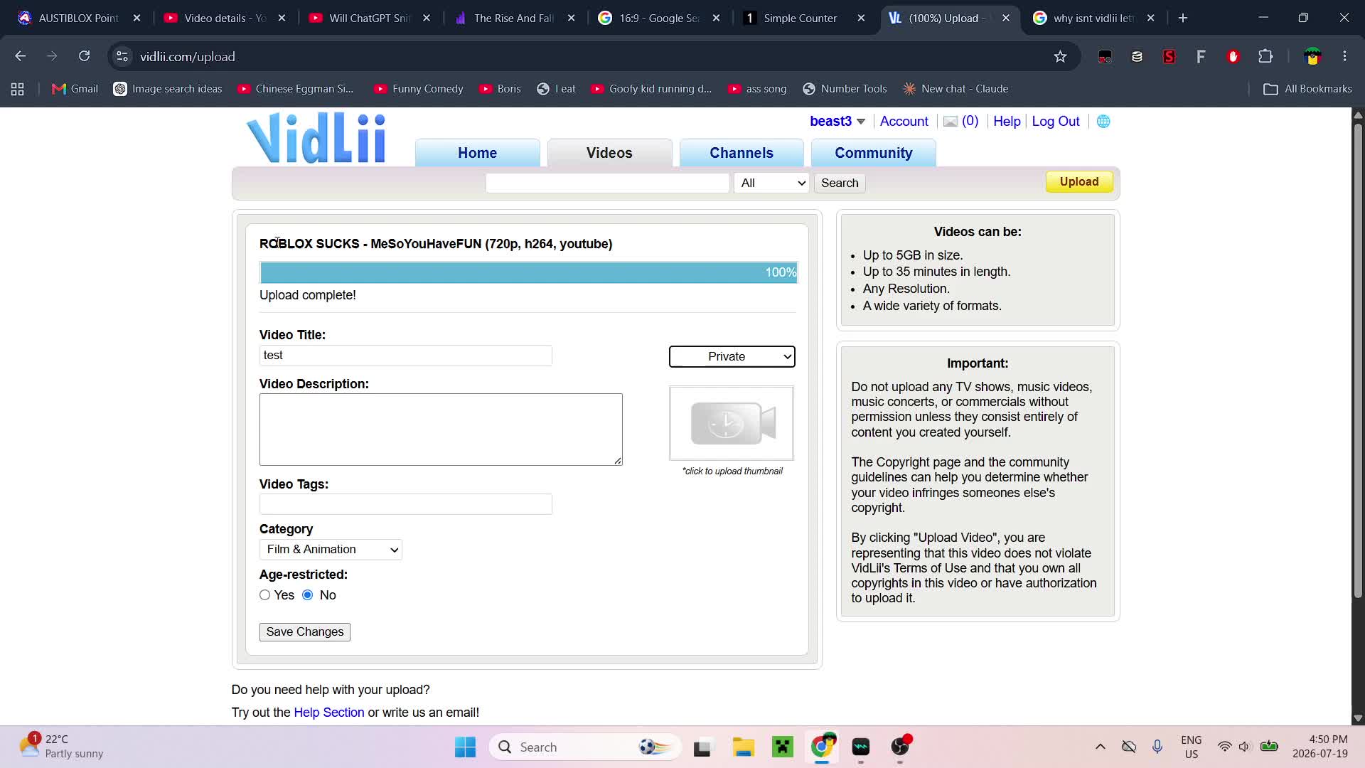 Why is VidLii doing This?