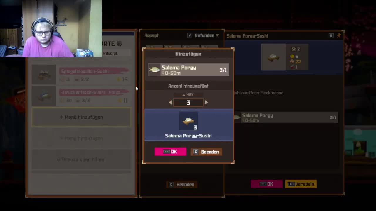 dave the diver 4:making sushi and meeting the prof for first time