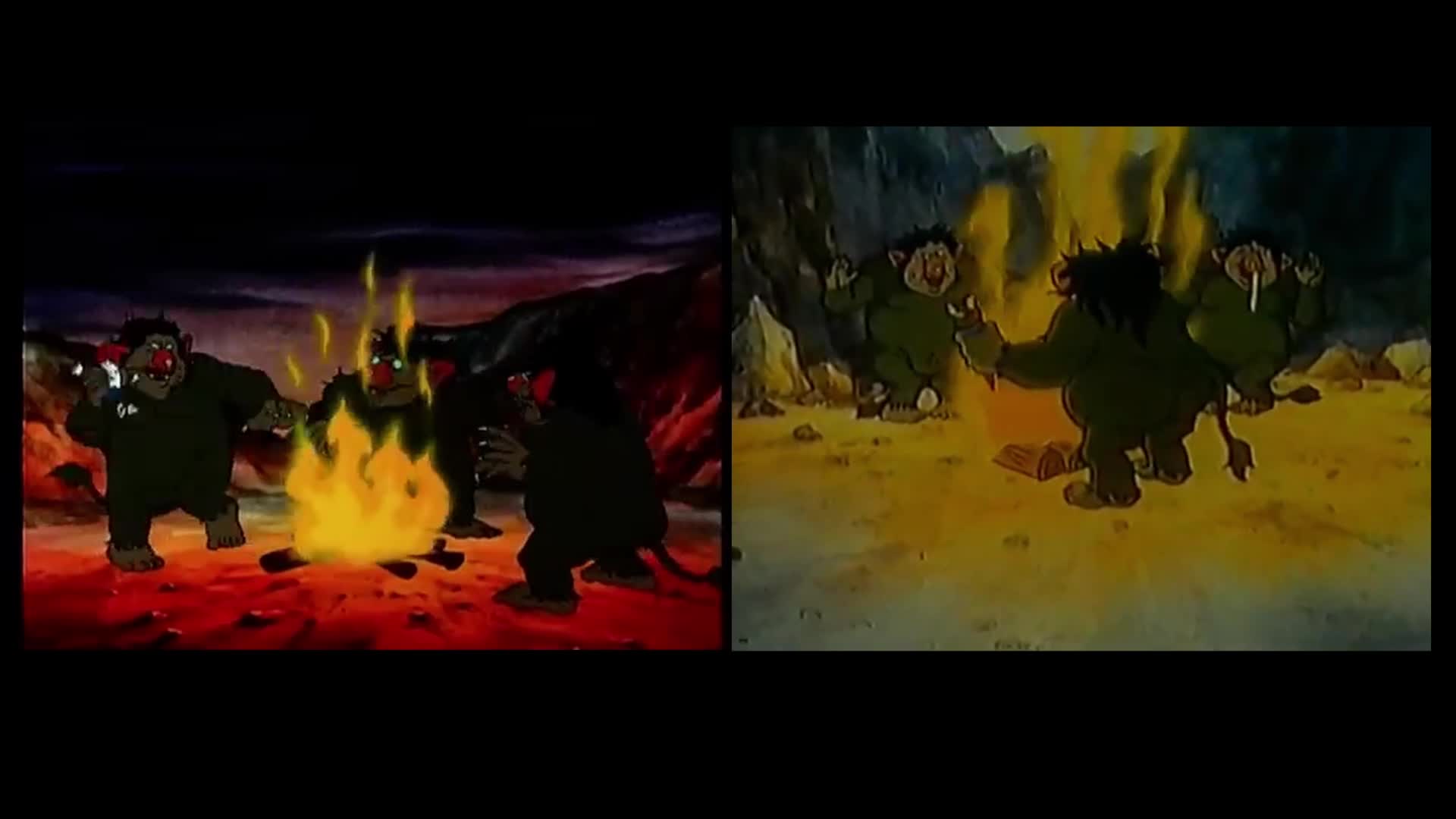 David el gnomo Comparsion