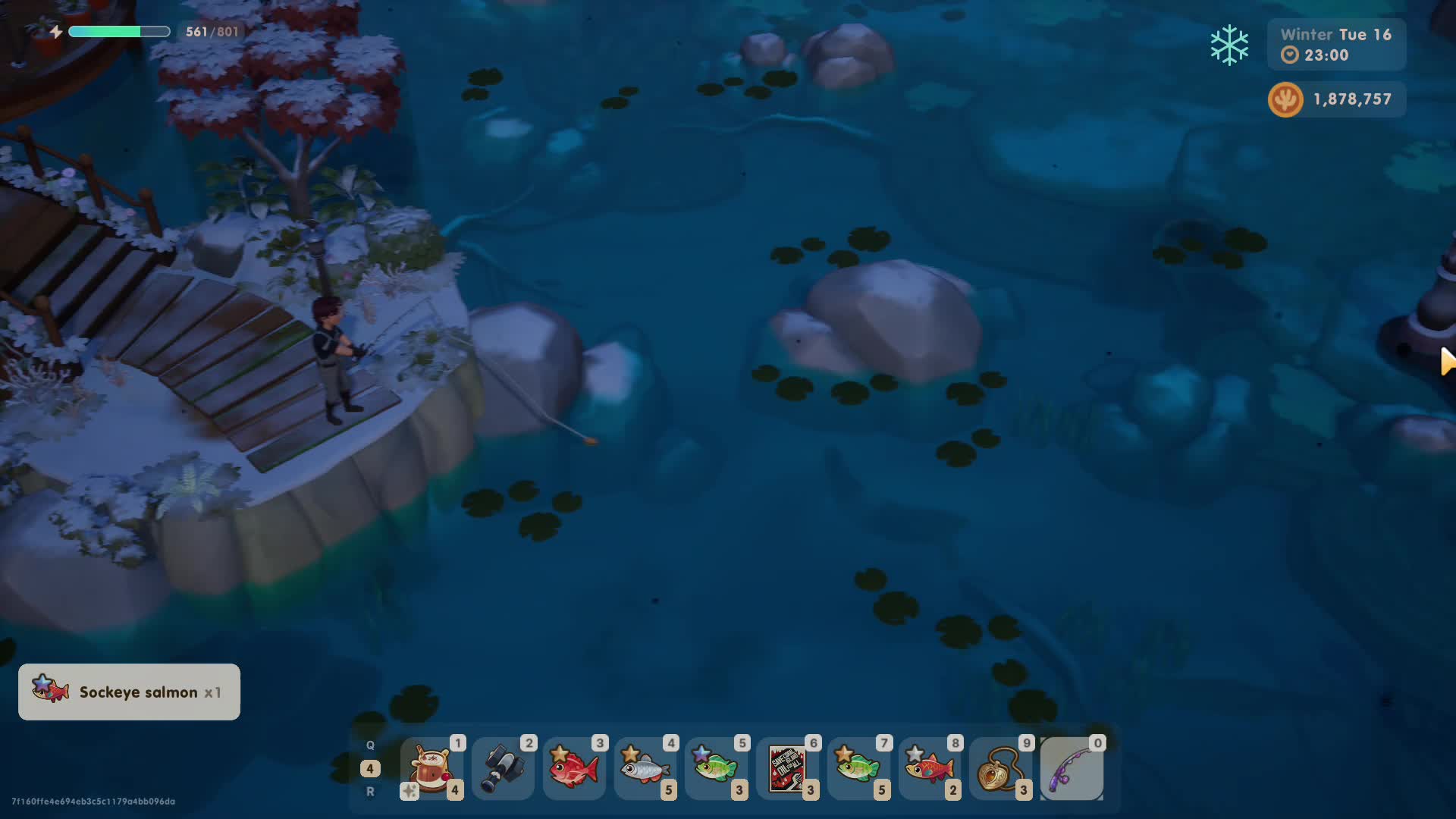 Coral Island   - Pesca bajo la nieve con música navideña para que reflexionemos juntos