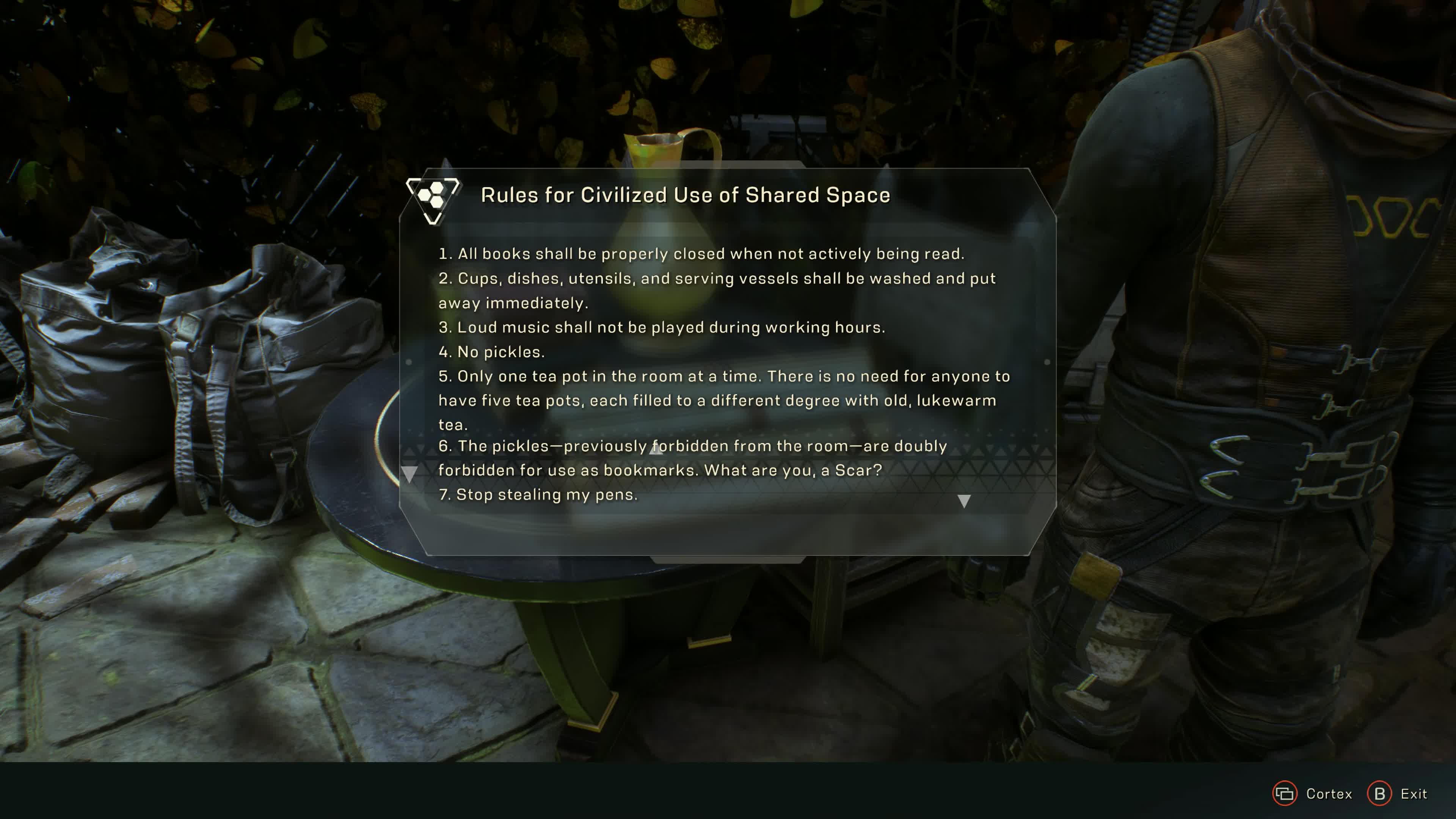 Rules For Civilized Use Of Shared Space