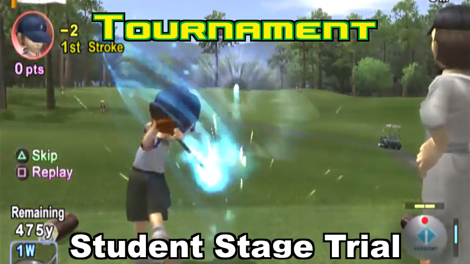 Everybody's Golf (PS2) - Student Stage Trial at Fujizakura C.C.