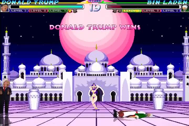 MUGEN (Ikemen GO) COM Battle Donald Trump VS Bin Laden [REQUESTED]