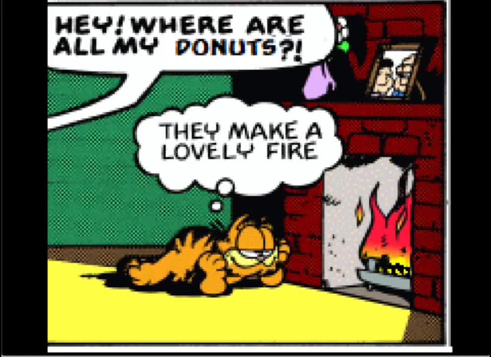 Garfield Burned Jon's Donuts (SRoMG Comic Dub)