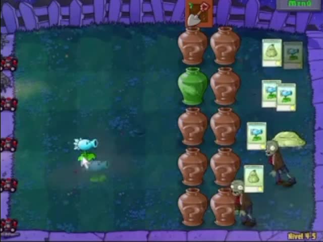 Plantas contra zombies - nivel 4-5