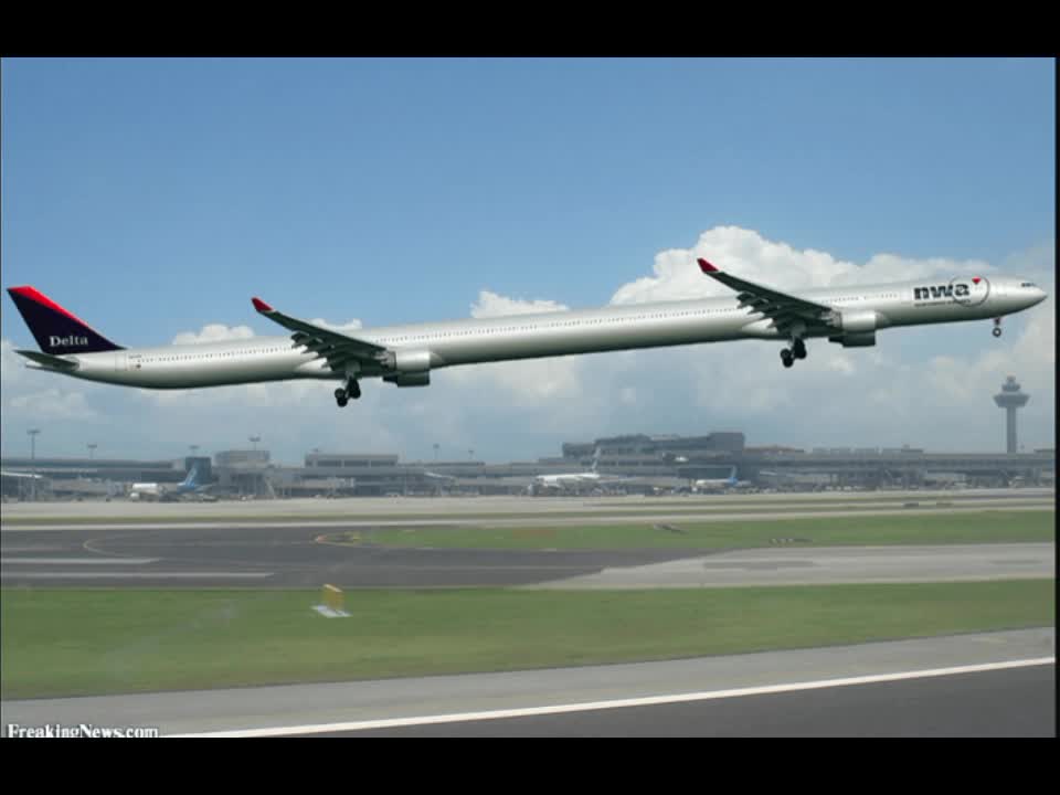 Funny airplane photo