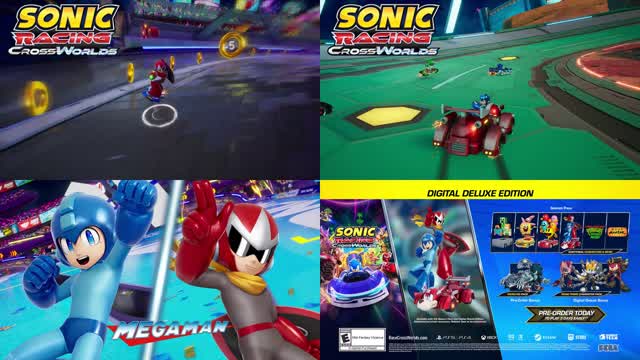 Mega Man and Proto man DLC Characters confirmed for Sonic Racing Crossworlds
