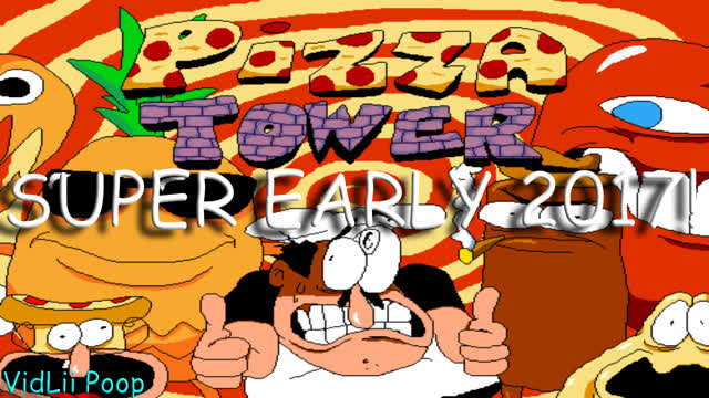 VidLii Poop: PIZZA TOWER EARLY 2017 GAMEPLAY!!!
