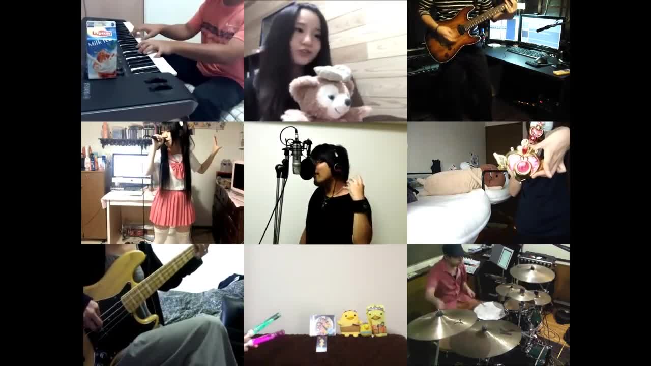 [HD]Bishoujo Senshi Sailor Moon Crystal OP [MOON PRIDE] Band cover.mp4 - TokyVideo