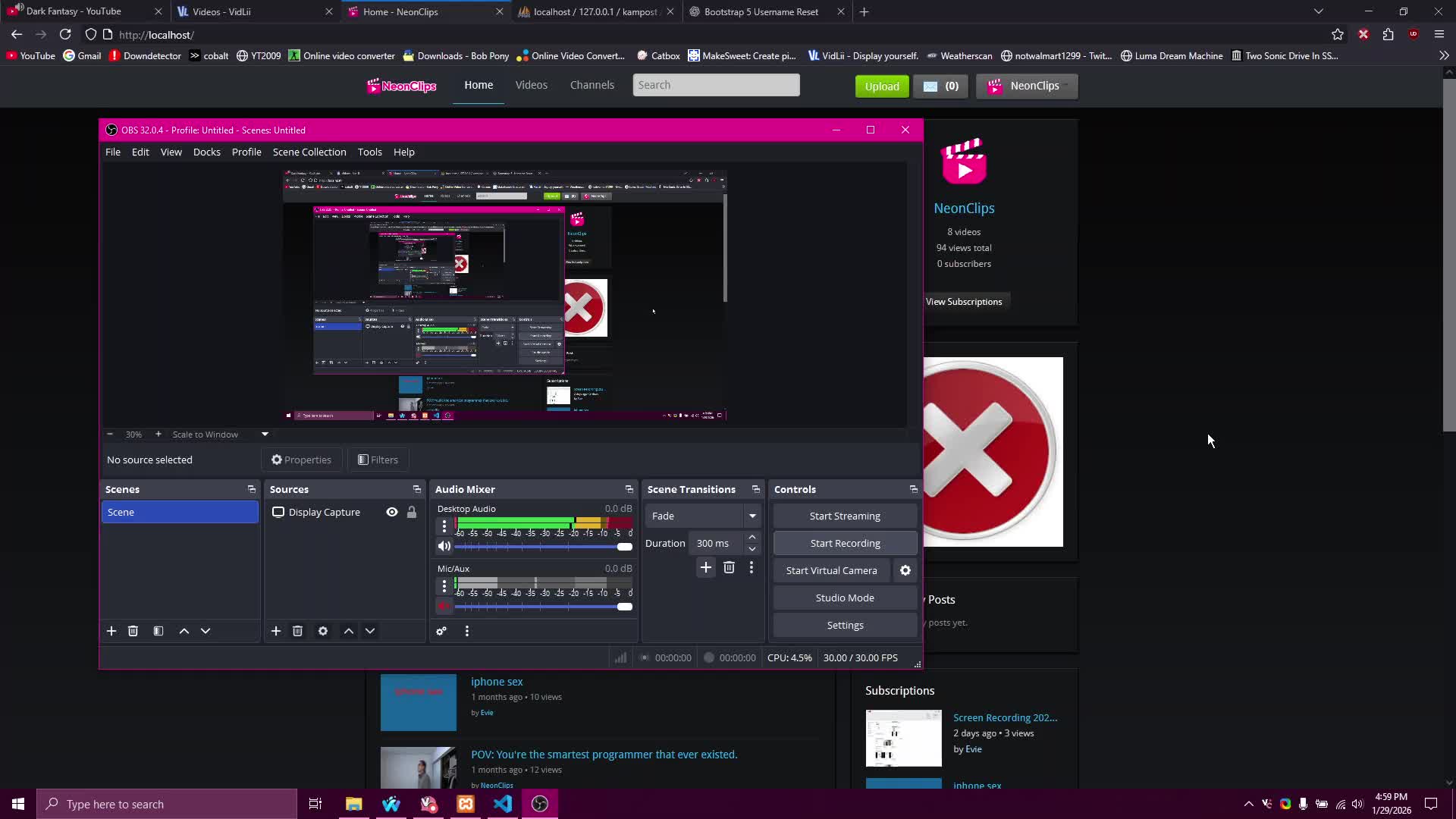 NeonClips Reset Username Moderation Test NeonClips Reset Username Moderation Test
