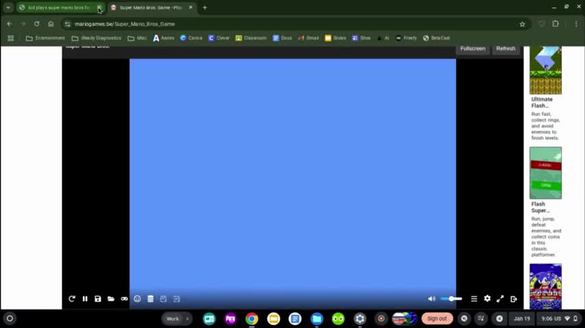 playing Mario (kinda)