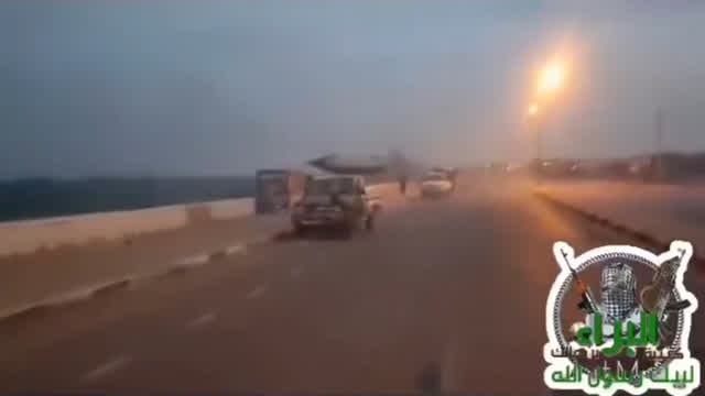 Sudanese forces barraging RSF positions with a rocket pod technical