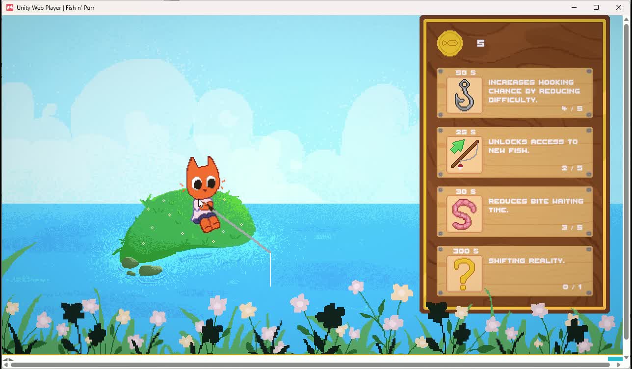 Fish-n-purr - Pesca de ritmo pacífica y para reflexionar Fish-n-purr - Pesca de ritmo pacífica y para reflexionar