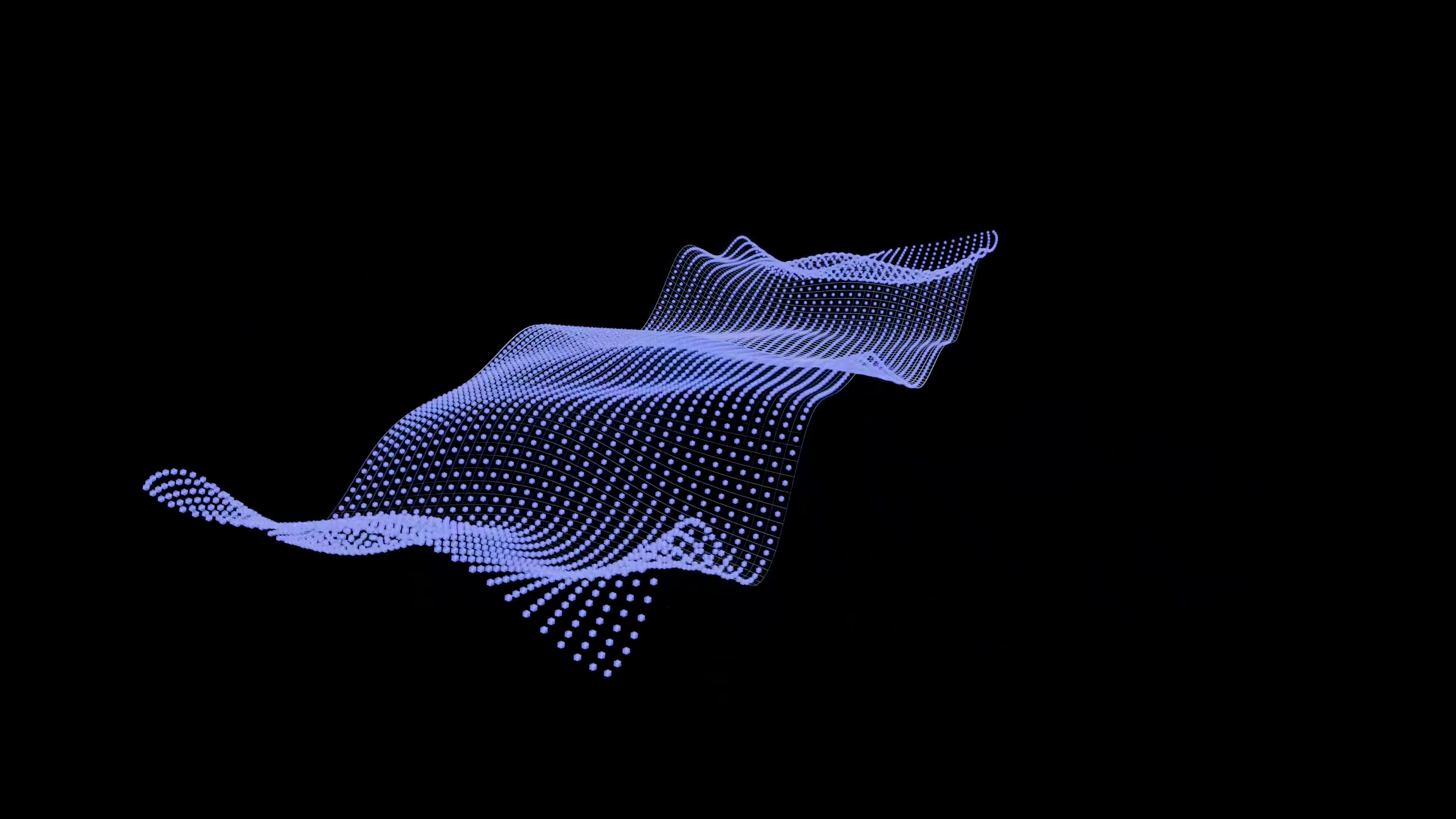 Noisy Plane (Blender Geometry Nodes Animation)