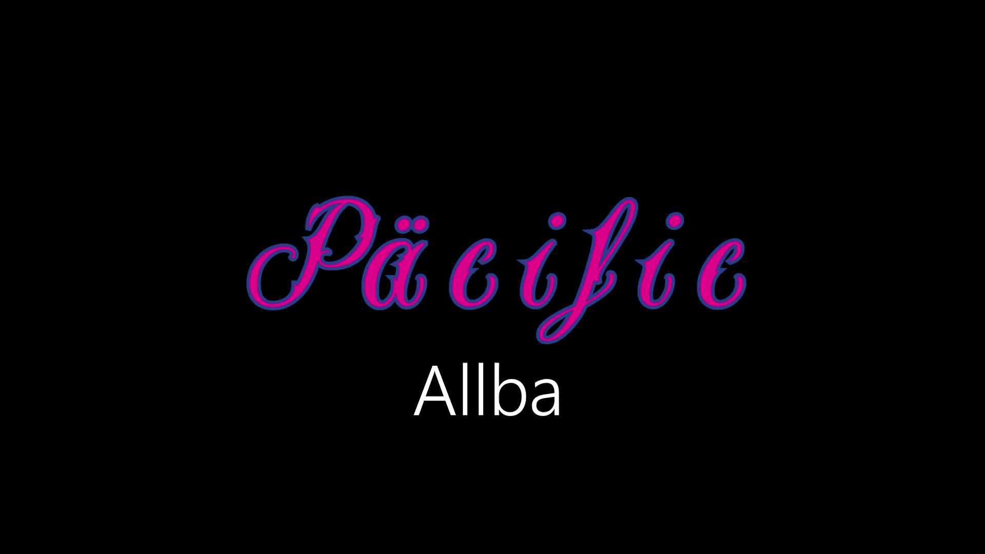 Päcific ¦ Allba (officiäl audió)