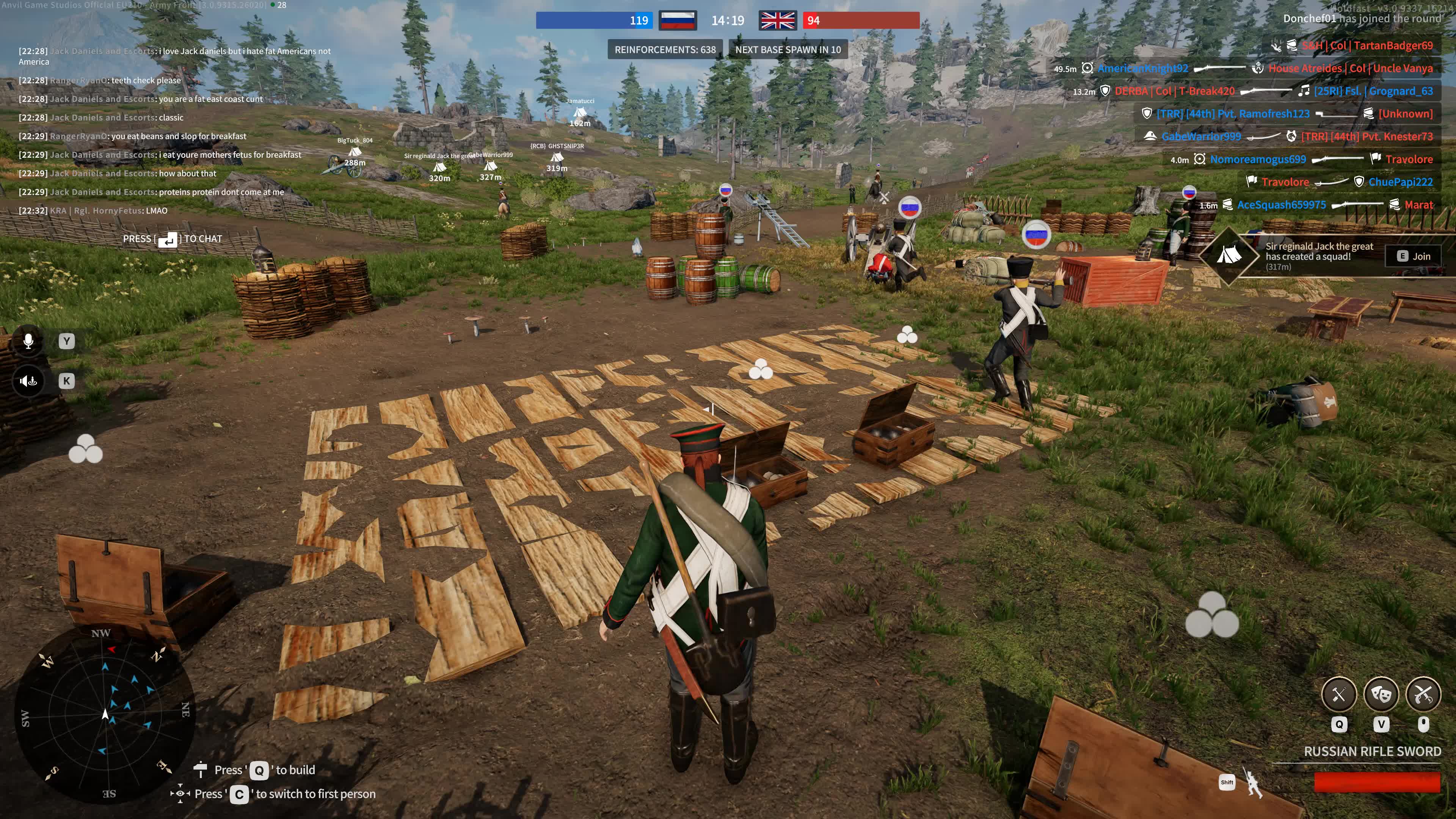 Holdfast Nations at war ENTIRE BRITISH ARMY