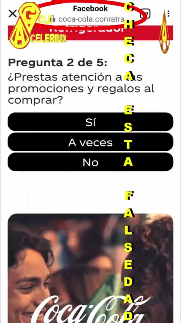 ROBO Y FRAUDE A NOMBRE DE @COCACOLA, @GOLDACELERIUX