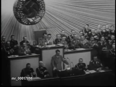 Hitler speech on Reichstag