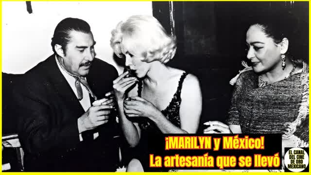 ⭐️MARILYN MONROE Cautivó MÉXICO y se Llevó una Artesanía Mexicana Única⭐️