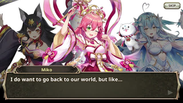 Valkyrie Connect - Scenario Event - Hololive Journey - Ending Event Cutscene