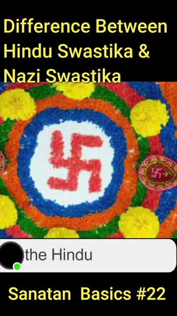 Difference Between Hindu  & Nazi Swastika