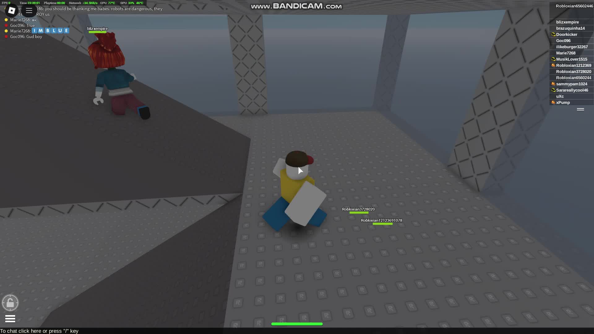 me playing old broken roblox game thats from roblox