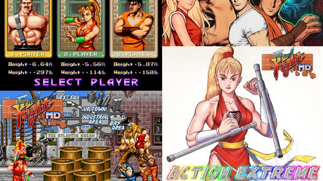 Action Extreme Gaming 2026 - Final Fight MD (Sega Genesis Homebrew/Rom Hack) Part 1