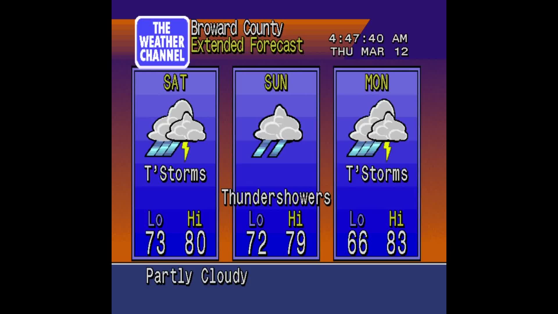 Weatherstar 4000 (FreeStar 4k) Simulator Test