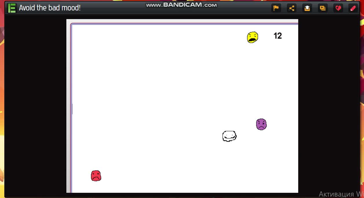 Avoid the Bad Mood! - Simple game by me