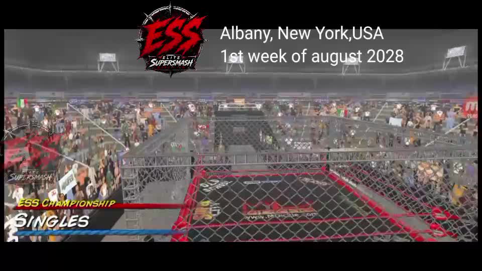 ESS- Hulk vs Angry Video Game Nerd - ESS Title Steel Cage Match - 1st week of August 2028