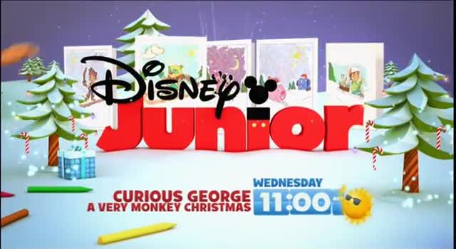 Disney Junior (UK) - Curious George Christmas Promo (2011)