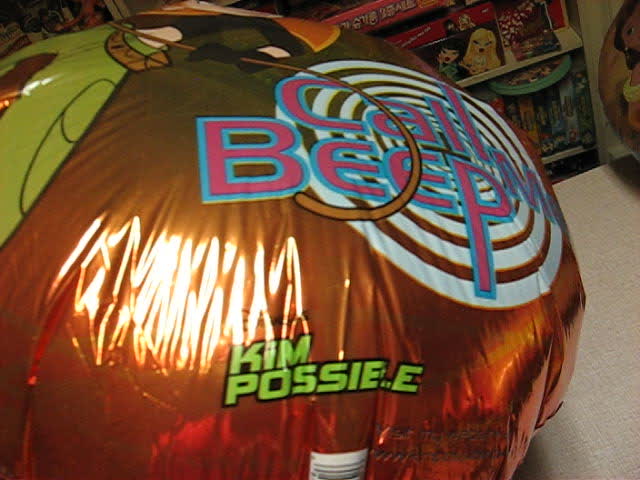 2003 Kim Possible Mylar Balloon