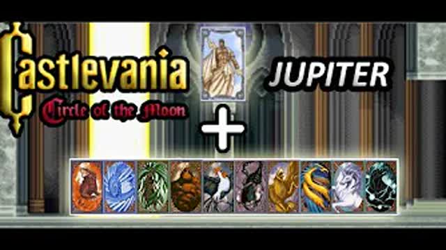 Castlevania: Circle of the Moon Extras 06 Combinaciones de la carta Jupiter