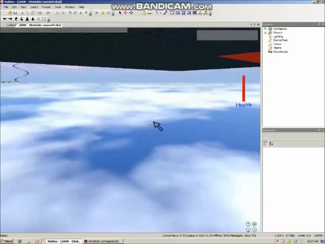 ROBLOX obsticle course + glitch!!