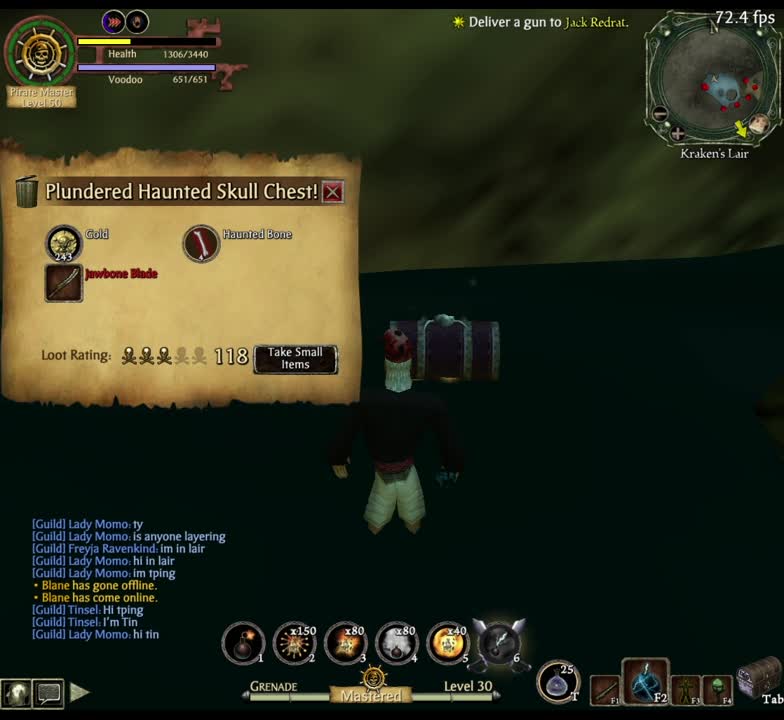 Looting Jawbone Blade! - The Legend of Pirates Online
