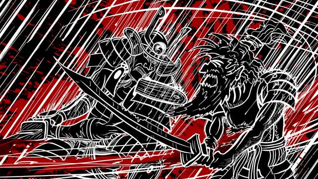 Samurai Hideo Kills a Pirate - Speed Drawing Time Lapse