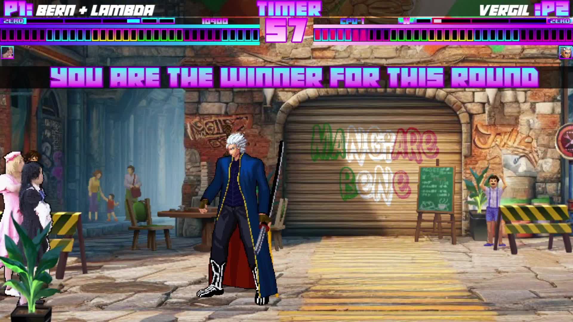 Mugen (Ikemen GO RBGO) Bern&Lambda VS Vergil