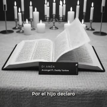 Arcangel, Daddy Yankee - Di Amén (Video Lyrics)  LA 8VA MARAVILLA - Arcangel (360p, h264)