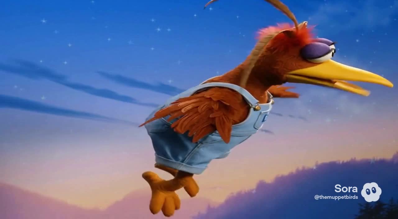 Harvey Bird as a Female Bird